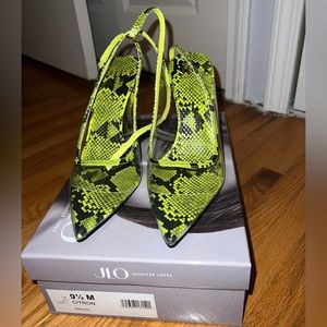 JLO clear eheels size 9.5-NEW
